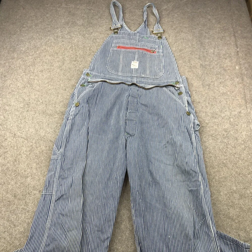 Vintage Pointer Brand Overalls Mens 36x32 Workwear Utility USA 90s - Picture 1 of 15